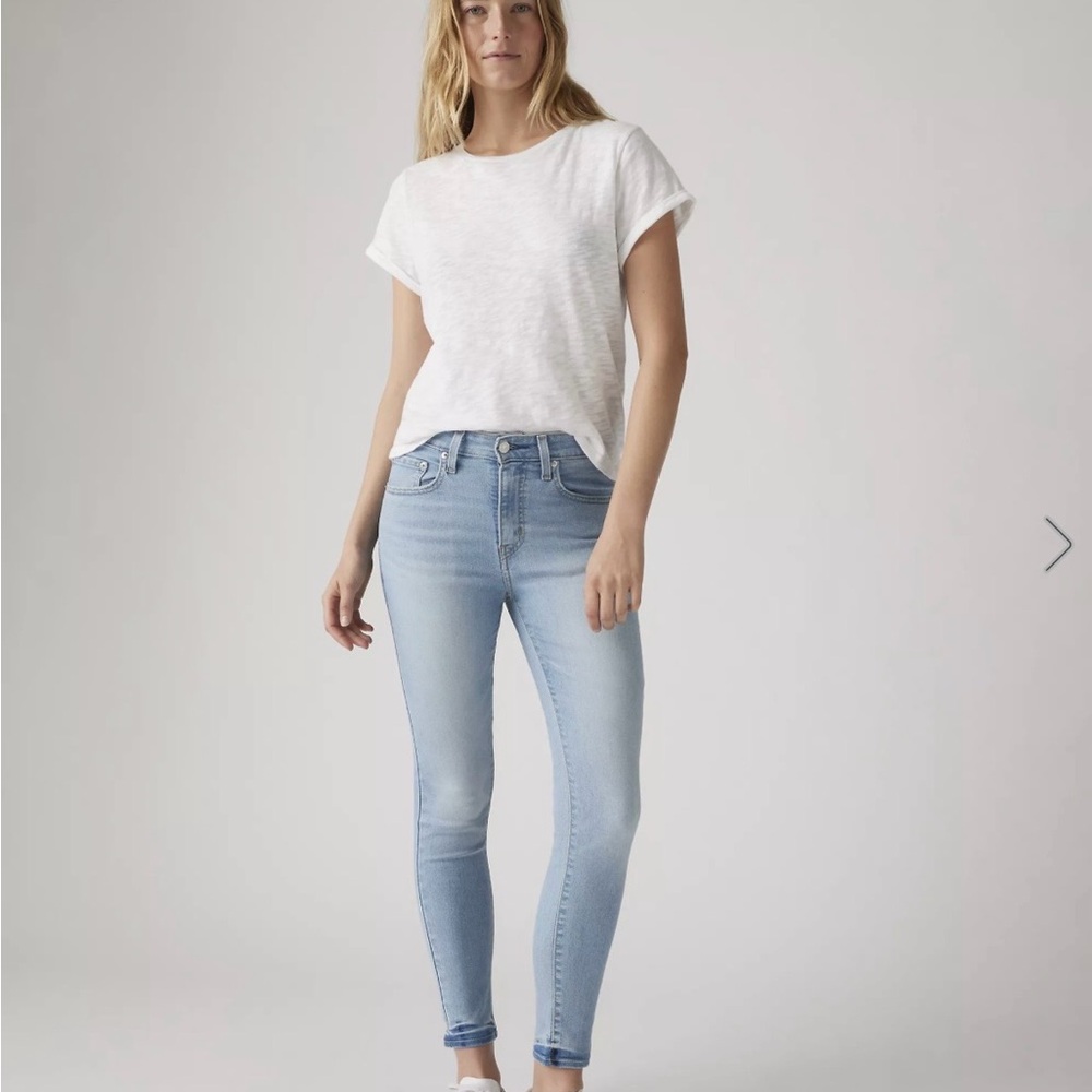 NWT Levi's 721 Light Wash High-Rise Skinny Jeans